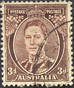 Australia stamp 3D brown , stamp ge5 used