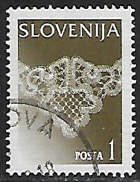 Slovenia # 261 - Lace - used.....{ZW4}
