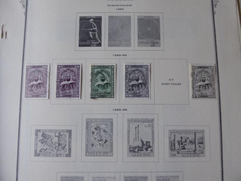 Algeria 1924-1971 Stamp Collection on Scott Specialty Album Pages