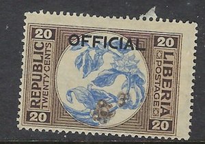 Liberia O115 MH 1921 issue (ap7849)