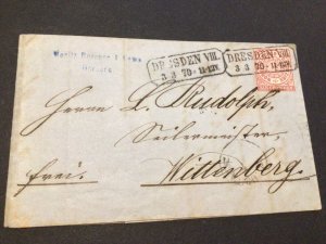 Old Germany North German Confederation 1870 Entire letter  postal cover 62652