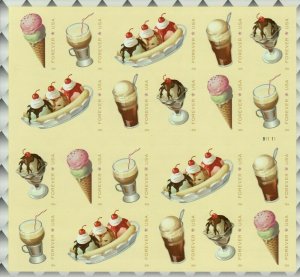 Soda Fountain Favorites 2016 Pane of 20 - Stamps Scott 5093-97