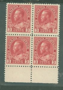 Canada #109 Unused Multiple