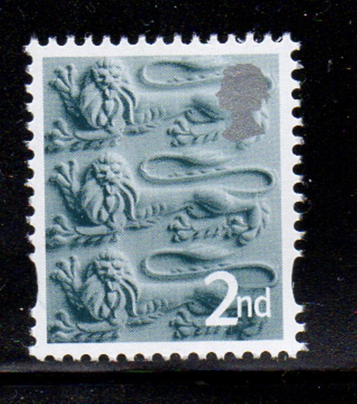 Great Britain England Sc 6 1003 2nd  3 Lions stamp mint NH