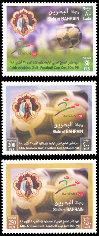 Bahrain 1998 Scott #514-516 Mint Never Hinged