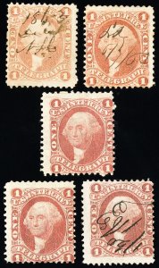 US Stamps # R4c Revenue Used Fresh Lot Of 5
