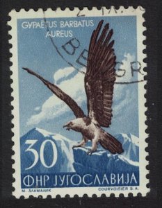 Yugoslavia Lammergeier Bird 1954 Canc SG#771 MI#744