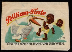 1930's Vintage Pelikan Company (Germany) Envelope for Black Tint Dye