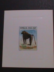 ​SENEGAL-1996 SC# 1225 PRIMATES-PAPIO PAPIOO DELUX PROOF SHEET MNH RARE VF