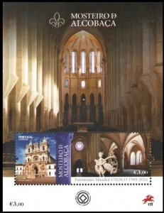 Portugal 2024 MNH Stamps Souvenir Sheet UNESCO Monastery Architecture
