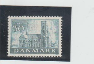 Denmark  Scott#  256  MH  (1936 Ribe Cathedral)