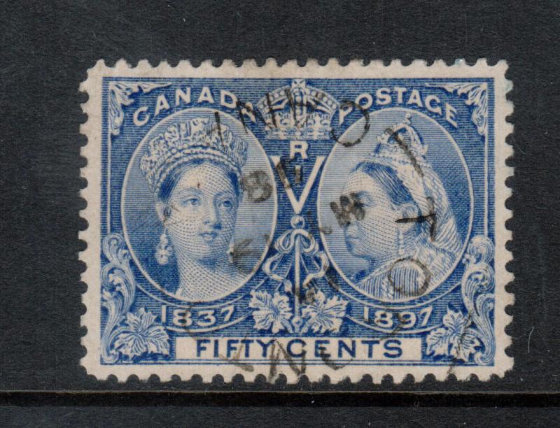 Canada 60 Extra Fine Used With Ideal May 19 1898 CDS Cancel *With