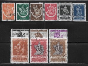 Belgium B332-43 1942-43 Winter Relief set Used