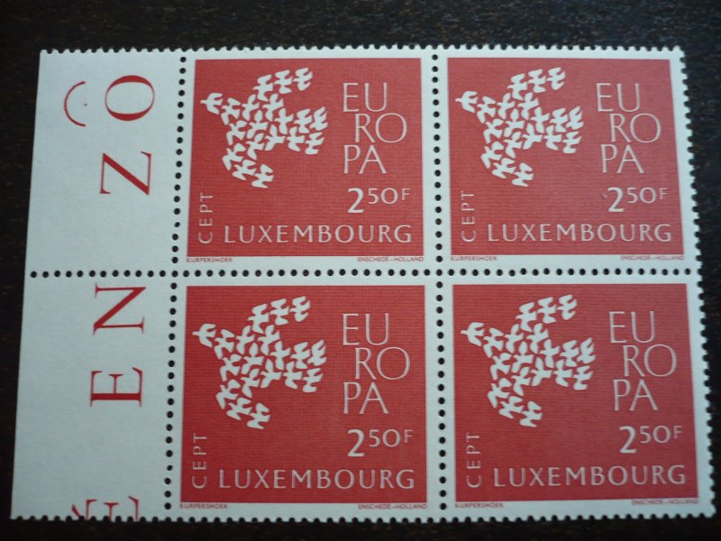 Europa 1961 - Luxembourg - Set - Mint Blocks of 4