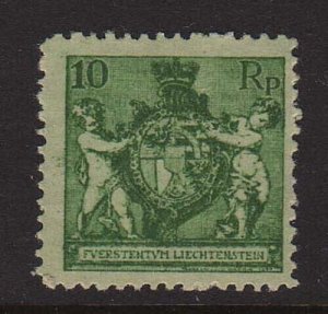 Liechtenstein 1921 Sc 59a perf.12.5 MH