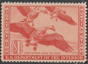 U.S. Scott Scott #RW11 Duck Stamp - Mint NH Single