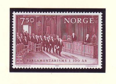 Norway Sc 854 1984 Parliament stamp mint NH