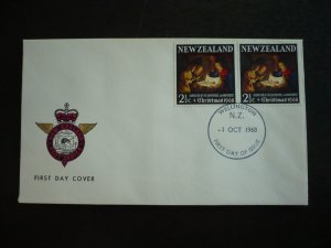 Postal History - New Zealand - Scott# 414 - First Day Cover