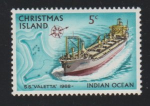 Christmas Island 43 Ship - MNH