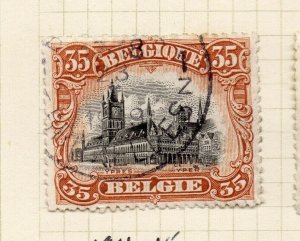 Belgium 1915 Early Issue Fine Used 35c. NW-184333
