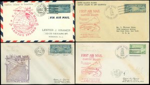 LOT/4 1940 FAM 19 TRANS-PACIFIC First Flights, CANTON ISLAND to N.Z., Hawaii etc