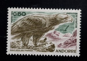 (French) Andorra Scott 212 MNH** Golden Eagle stamp.