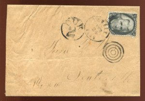 73 Jackson Used on Postage Due Newspaper Wrapper (ex Frajola) DC4064