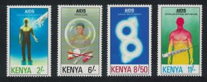 Kenya AIDS Day 4v 1992 MNH SG#561-564