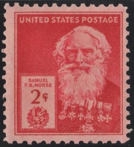 SC#890 2¢ Famous Americans: Samuel Morse Single (1940) MNH