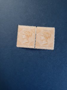 Stamps Bermuda Scott #7 hinged pair