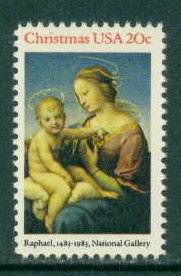 2063 20c Christmas Fine MNH Plt/4 LL 12111 F04145