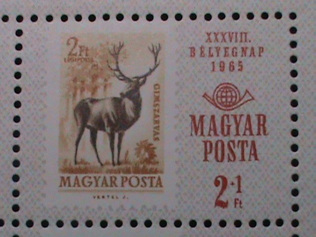 HUNGARY-1965 SC#B257b 38TH STAMP DAY  MNH S/S VF WE SHIP TO WORLD WIDE