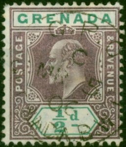 Grenada 1905 1/2d Purple & Green SG67 Fine Used