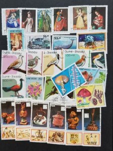 GUINEA BISSAU Used Stamp Lot Collection T5245
