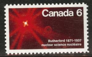 Canada Scott 534 MNH** 1971 Rutherford stamp 