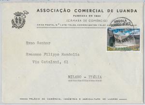 49859   WATERFALLS ---  ANGOLA -  POSTAL HISTORY -   COVER to ITALY 1965