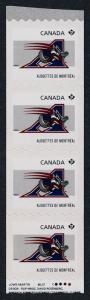 Canada 2566i Starter coil strip MNH CFL Montreal Alouettes, Sports