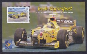 Ireland 1300 MNH 2001 Race Car Mercedes SSK Irish Grand Prix Souvenir Sheet