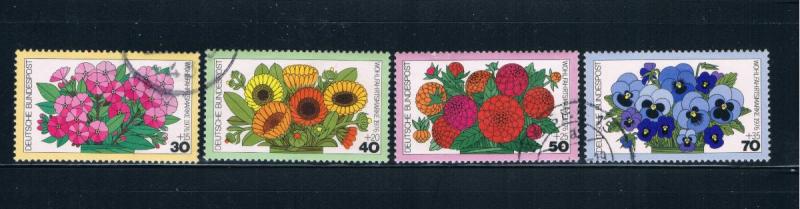 Germany B533-36 Used set Flowers (G0120)