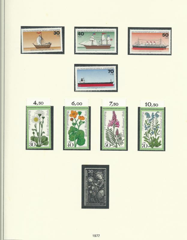 1961-1985 Berlin Unused Never Hinged Stamp Collection In Safe Album