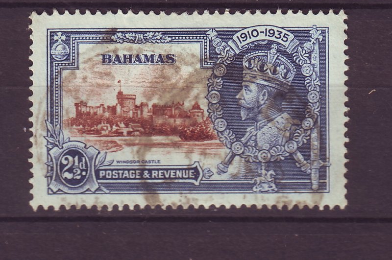 J24096 JLstamps 1935 bahamas used #93 jubilee