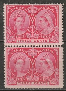 Canada 1897 Sc 53 pair MNH**