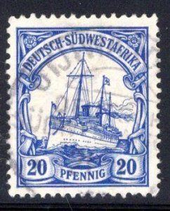 German South West Africa (DSWA) #29, 1912 Cancel on money order clipping