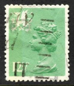 STAMP STATION PERTH Wales #WMH19 QEII Definitive Used 1971-1993