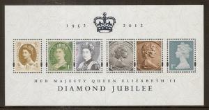 GB 2012 Diamond Jubilee Mini Sheet MS3272 MNH