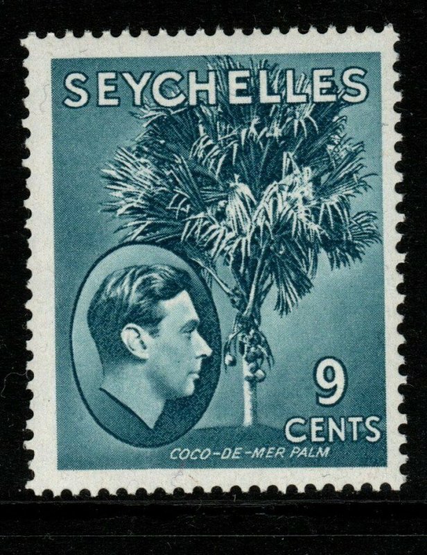 SEYCHELLES SG138a 1941 9c GREY-BLUE MNH 