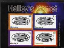 GRENADA - 2007 - Halleys Comet - Perf 4v Sheet - Mint Never Hinged