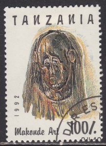 Tanzania 985E Makonde Face Art 1992