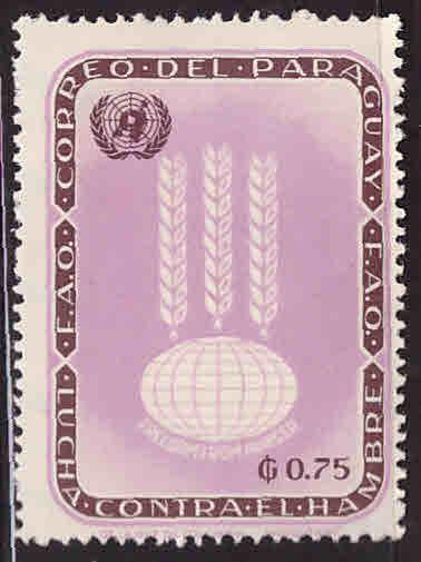 Paraguay Scott 763 MH* FAO stamp