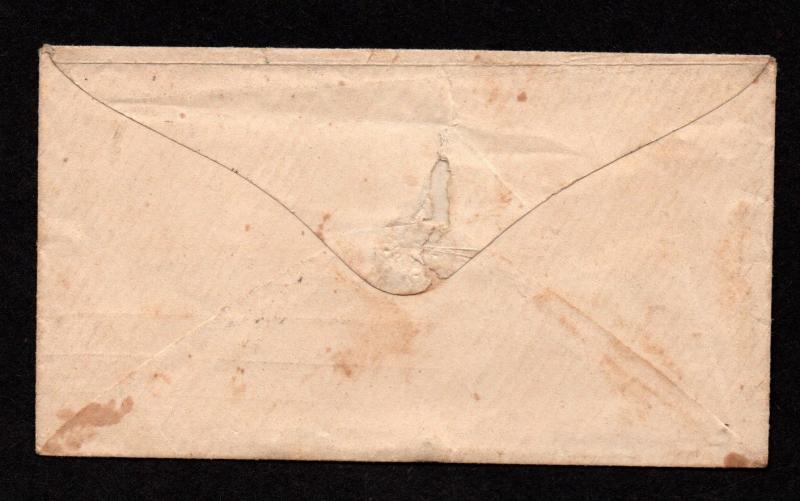 $US Sc#26 EFO misperf change of design Yorkville SC DPO Ladies cover